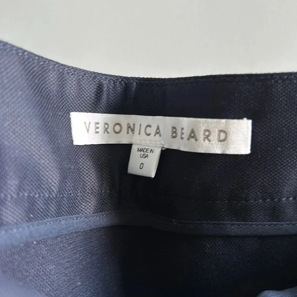 Veronica Beard Ash Dark Navy Skinny Pants | Veronica Beard Zipper Pants - Picture 9 of 16